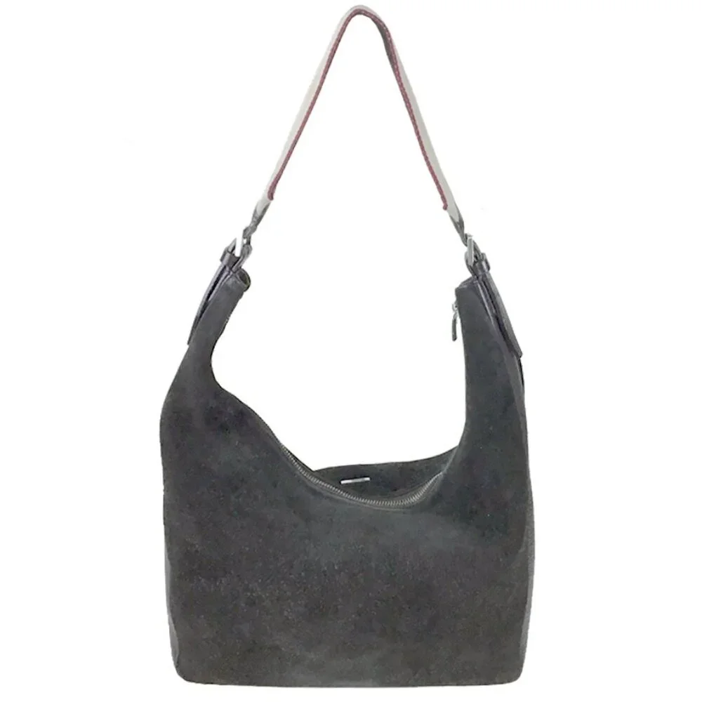 BURBERRY Hobo Large Suede/Leather Big Vintage Bag - Picture 2 of 16